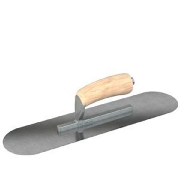 Steel City Trowels By Bon Bon 66-202 Pool Trowel, Carbon Steel, 8 X 3, Wood 66-202